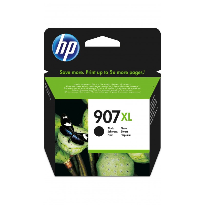 HP Cartucho de tinta Original 907XL negro de alto  T6M19AEBGY