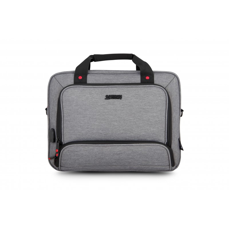 Urban Factory Mixee 35,6 cm (14") Maletín Gris, Rosa MTE14UF