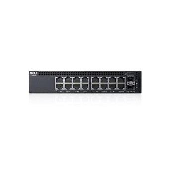 DELL X-Series X1018P Gestionado L2+ Gigabit Ethernet (10 100 1000) Negro 1U Energía sobre Ethernet ( 210-AEIL