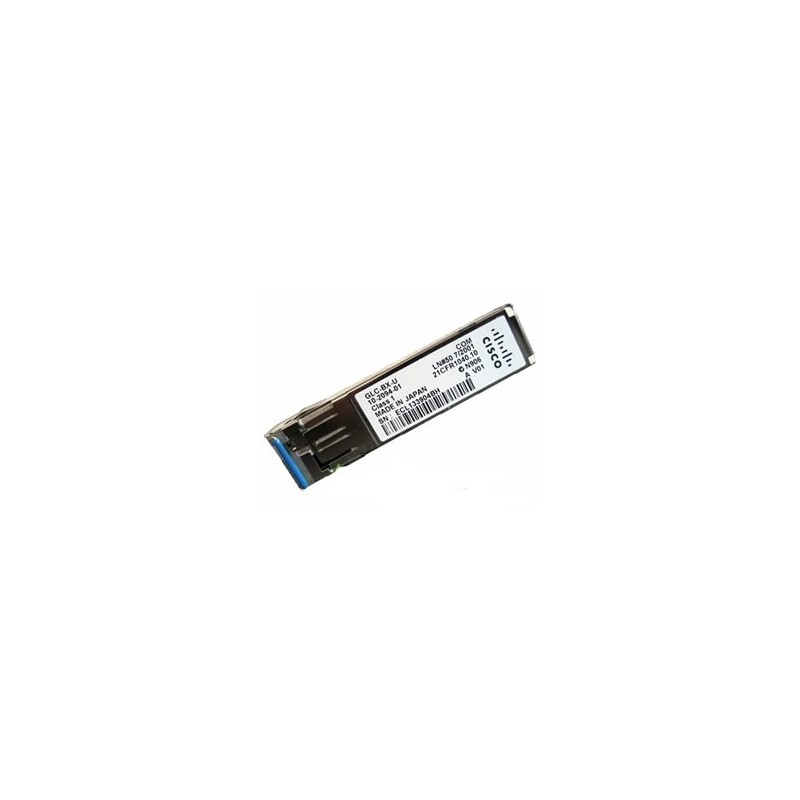 Cisco GLC-BX-U, 1000 Mbit s, Ethernet 1000Base-BX, Alámbrico, 10000 m, 1310 nm, Gigabit Ethernet