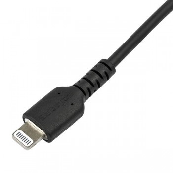 StarTech.com Cable de 2m Lightning a USB-C - Certificado MFI - Adaptador USB a Lightning - Negro RUSBCLTMM2MB