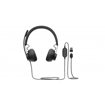 Logitech Zone Wired Teams - Negro 981-000870