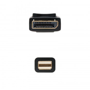Nanocable DisplayPort, 3m Mini DisplayPort Negro 10.15.2403
