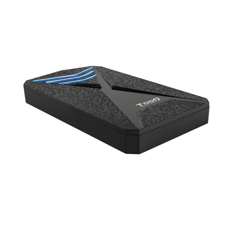 TooQ TQE-2550BL - 2.5" Carcasa de disco duro SSD Negro