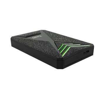 TooQ TQE-2550RGB - 2.5" Carcasa de disco duro SSD Negro
