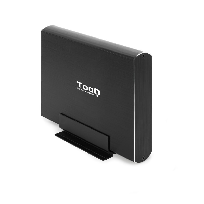 TooQ TQE-3531B - 3.5" Caja de disco duro (HDD) Negro