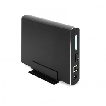 TooQ TQE-3531B - 3.5" Caja de disco duro (HDD) Negro