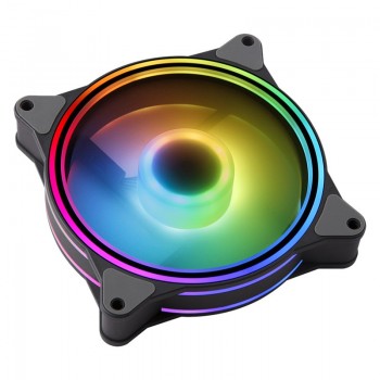 Hiditec N8-ARGB Ventilador 12 cm Negro VGCH10003