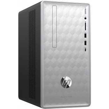 HP Pavilion 590-p0035ns - Intel Core i7-8700 - 8GB - 1128GB HDD+SSD Gris, Plata - Mini Tower PC 6RV82EAABE