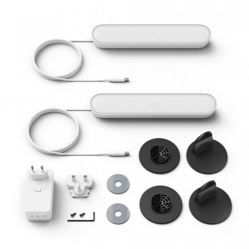 Philips Hue Play - Pack Barra de luz regulable blanca (X2) - Luz blanca y de colores 8718696170793