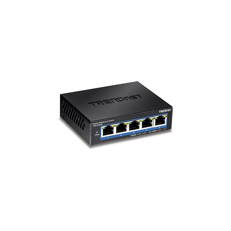 Trendnet TEG-S50ES switch Gestionado Gigabit Ethernet (10 100 1000) Negro