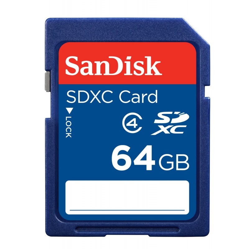 Sandisk 64GB SDXC memoria flash Clase 4 SDSDB-064G-B35