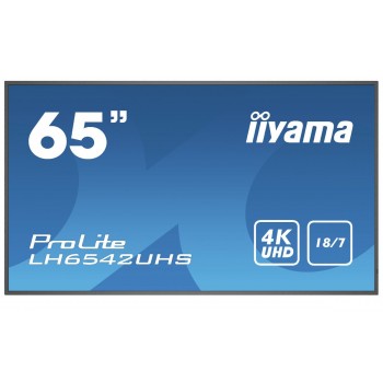 iiyama LH6542UHS-B1 - 64.5" - IPS 4K Ultra HD - Negro - Android 8.0