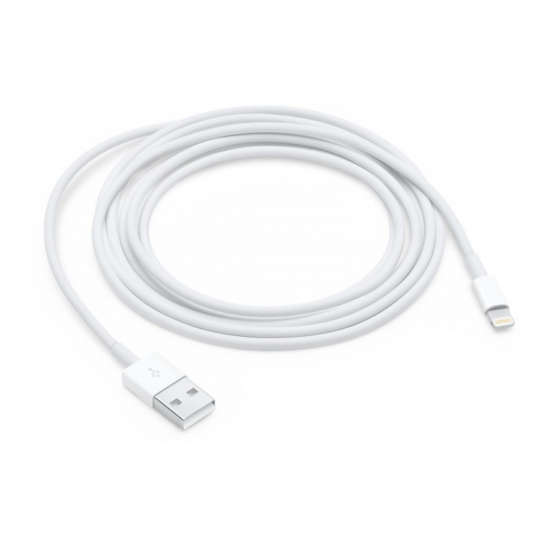 Apple cable de conector Lightning 2 m Blanco MD819ZM A?ES