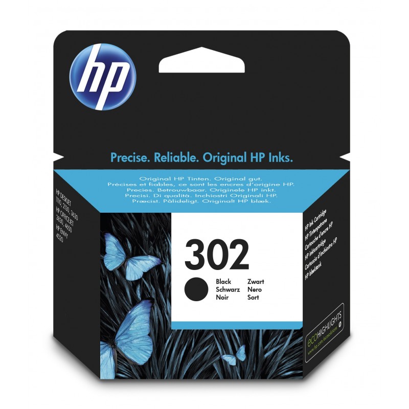 HP 302 Original Negro 1 pieza(s) F6U66AEBA3