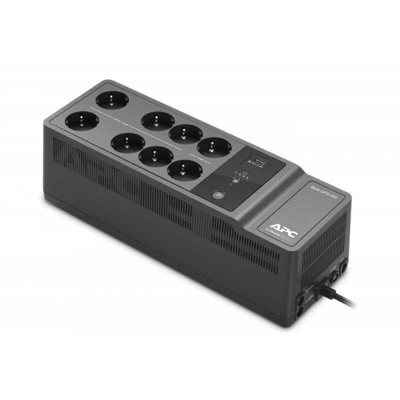 APC Back-UPS 650VA 230V 1 USB charging port - (Offline-) USV - (UPS) En espera (Fuera de línea) o St BE650G2-GR
