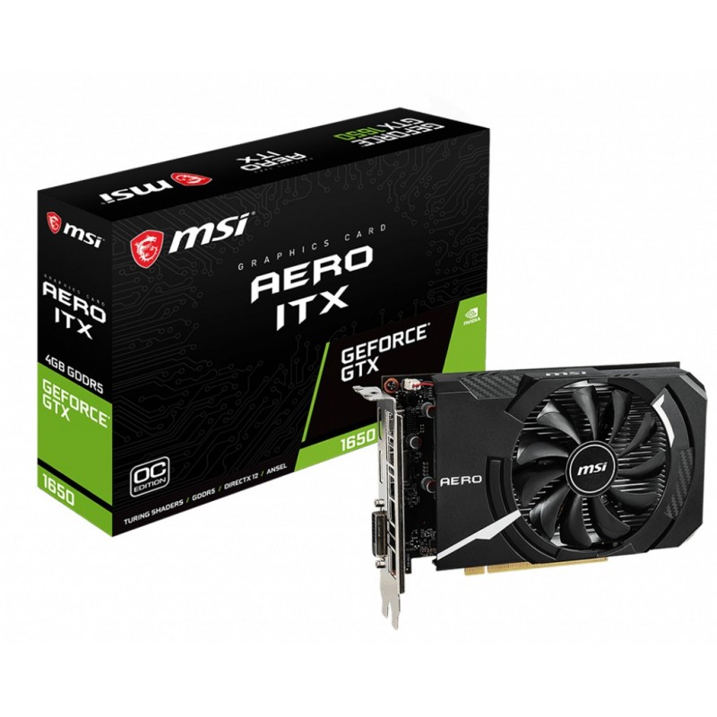 MSI GeForce GTX 1650 AERO ITX 4G OC 912-V809-3061