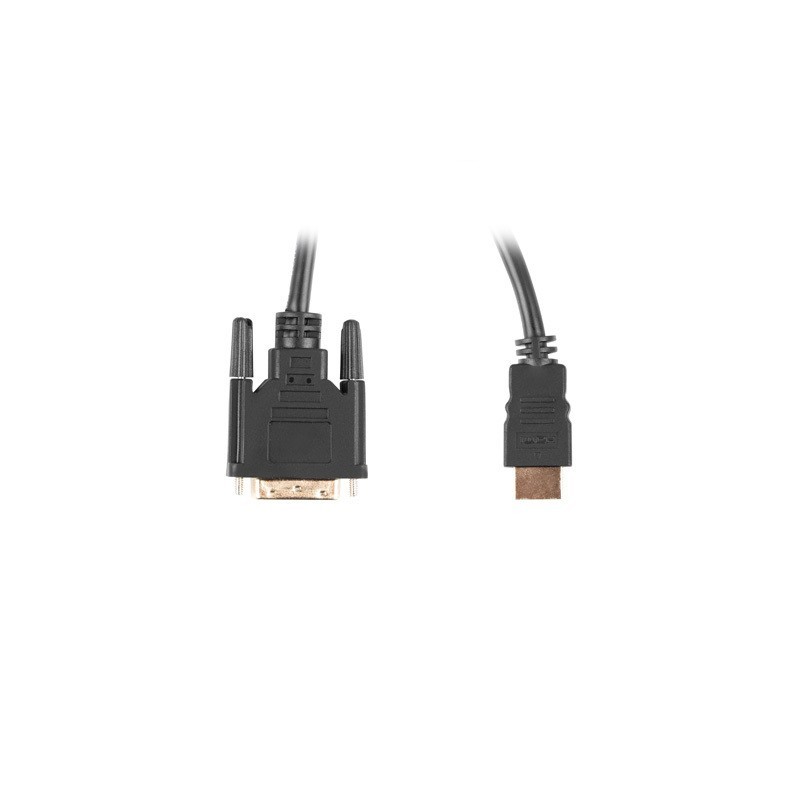 Lanberg CA-HDDV-20CU-0030-BK adaptador de cable de vídeo 3 m HDMI tipo A (Estándar) DVI-D Negro