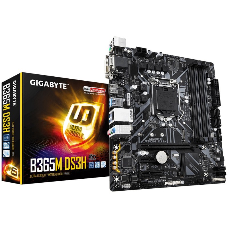 (Reacondicionado) Gigabyte B365M DS3H - LGA1151 - MicroATX - Intel B365 B365M-DS3H