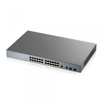 Zyxel GS1350-26HP-EU0101F switch Gestionado L2 Gigabit Ethernet (10 100 1000) Gris - PoE