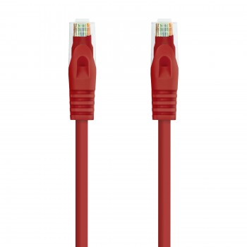 Nanocable Cable de red latiguillo RJ45 LSZH Cat.6A UTP AWG24, Rojo, 2.0m 10.20.1802-R