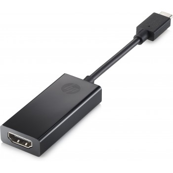HP Pavilion USB-C to HDMI 2.0, USB-C, HDMI, Macho Hembra, Negro 2PC54AAABB