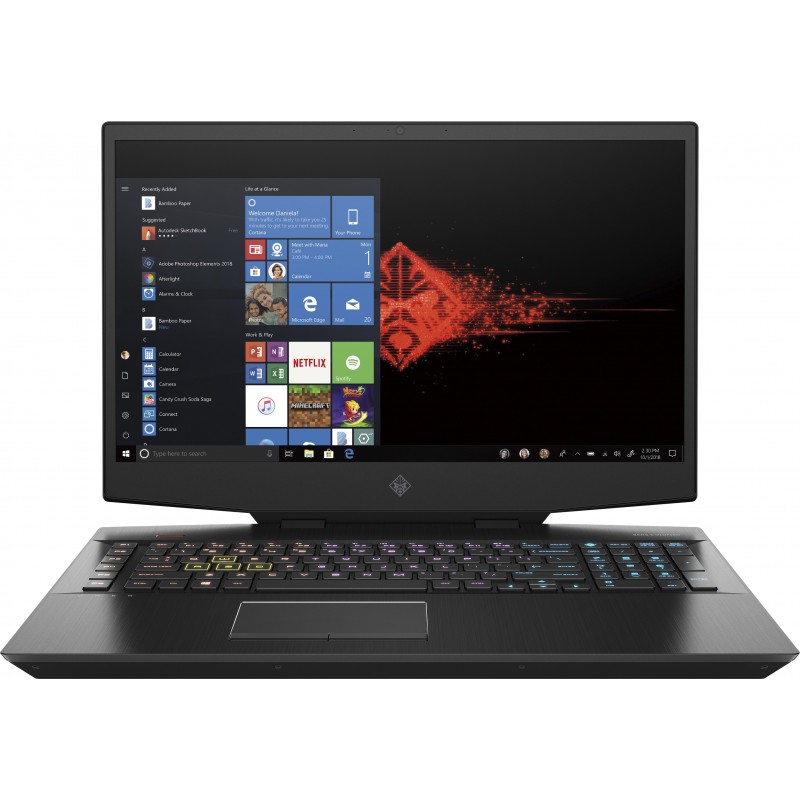 HP OMEN 17-cb0001ns Negro - 17.3" - 1920x1080 - Intel Core i7 - 16GB - 1512GB HDD+SSD - Windows 10 H 6WH59EAABE