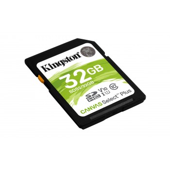 Kingston Technology Canvas Select Plus memoria flash 32 GB SDHC Clase 10 UHS-I SDS2 32GB