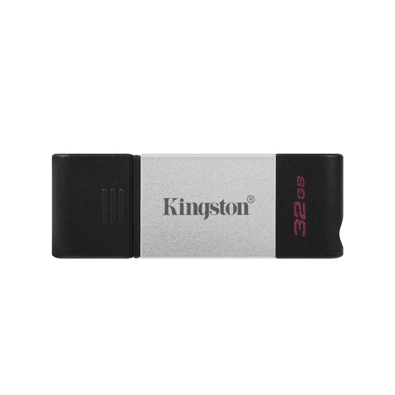 Kingston Technology DataTraveler 80 unidad flash USB 32 GB USB Tipo C 3.2 Gen 1 (3.1 Gen 1) Negro, P DT80 32GB