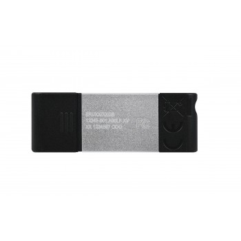 Kingston Technology DataTraveler 80 unidad flash USB 256 GB USB Tipo C 3.2 Gen 1 (3.1 Gen 1) Negro,  DT80 256GB