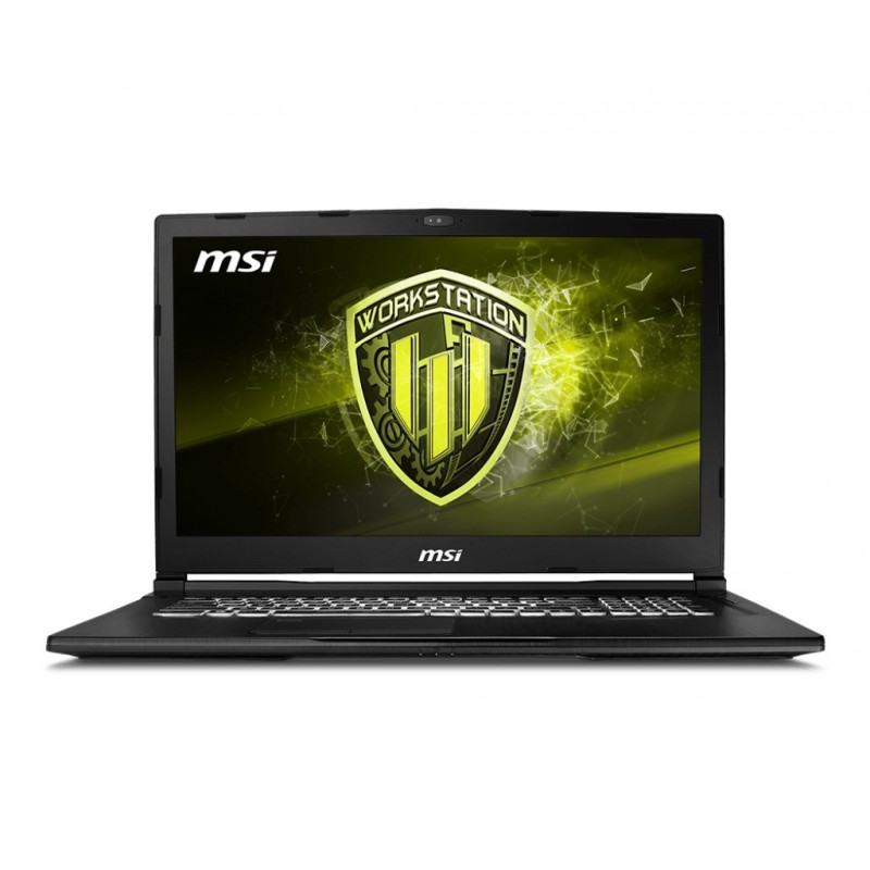 MSI Workstation WE63 i7-8750H 15,6 pulgadas 16 GB 1,3TB FreeDOS 9S7-16P632-240