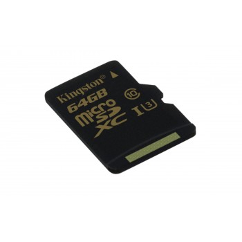 Gold microSD UHS-I Speed Class 3 (U3) 64GB SDCG 64GB