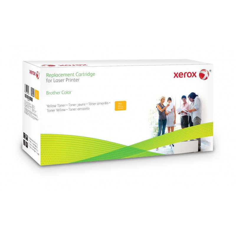 Compatible con Brother DCP-9040CN 9042CDN 9045CDN - Xerox Cartucho de tóner amarillo. Equivalente a Brother TN135Y.
