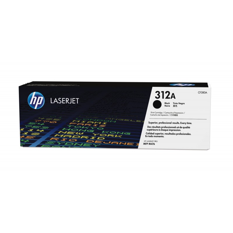 Cartucho de tóner original LaserJet 312A negro CF380A