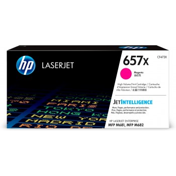 Cartucho de tóner Original LaserJet 657X magenta de alta capacidad CF473X