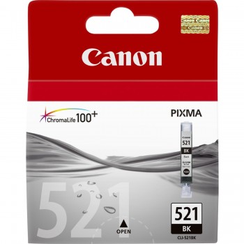 Canon CLI-521 BK Negro 2933B001