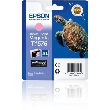 Cartucho Epson T1576 magenta claro vivo C13T15764010