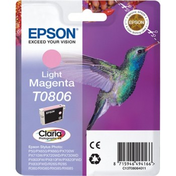 Cartucho Epson T0806 magenta claro C13T08064011
