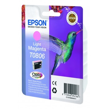 Cartucho Epson T0806 magenta claro C13T08064011