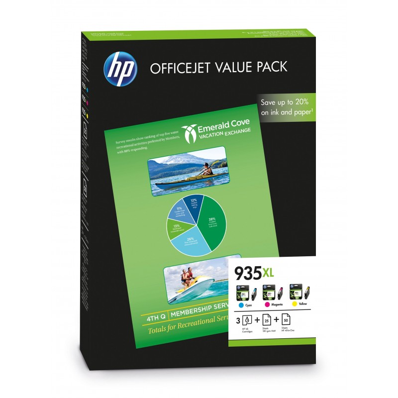 Pack de ahorro 935XL Office de 75 hojas A4 210 x 297 mm F6U78AE