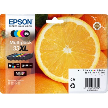 Epson C13T33574011 Negro, Cian, Magenta, Foto negro, Amarillo C13T33574011