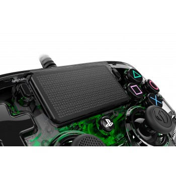 NACON PS4OFCPADCLGREEN, Gamepad, PlayStation 4, Analógico Digital, Share, Verde, Alámbrico
