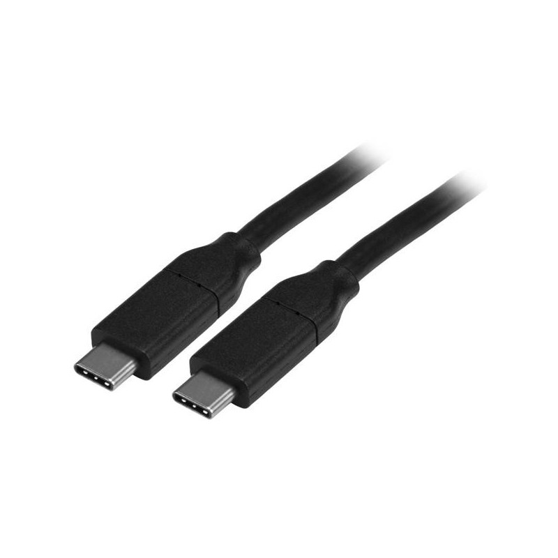 StarTech.com Cable USB-C de 4 metros con Capacidad para Entrega de Potencia (5A) - USB 2.0 - Certifi USB2C5C4M