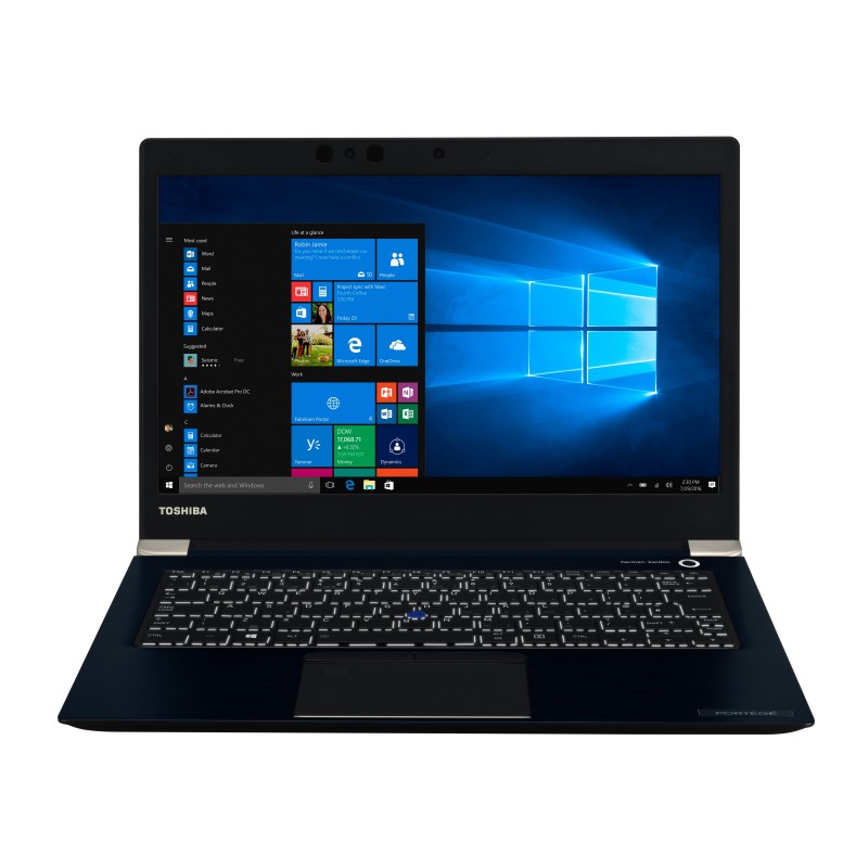 Toshiba Portégé X30-E-1J3 Negro - 13.3" - 1920x1080 táctil - Intel Core i5-8250U - 8GB - 256GB SSD PT282E-0VD028CE