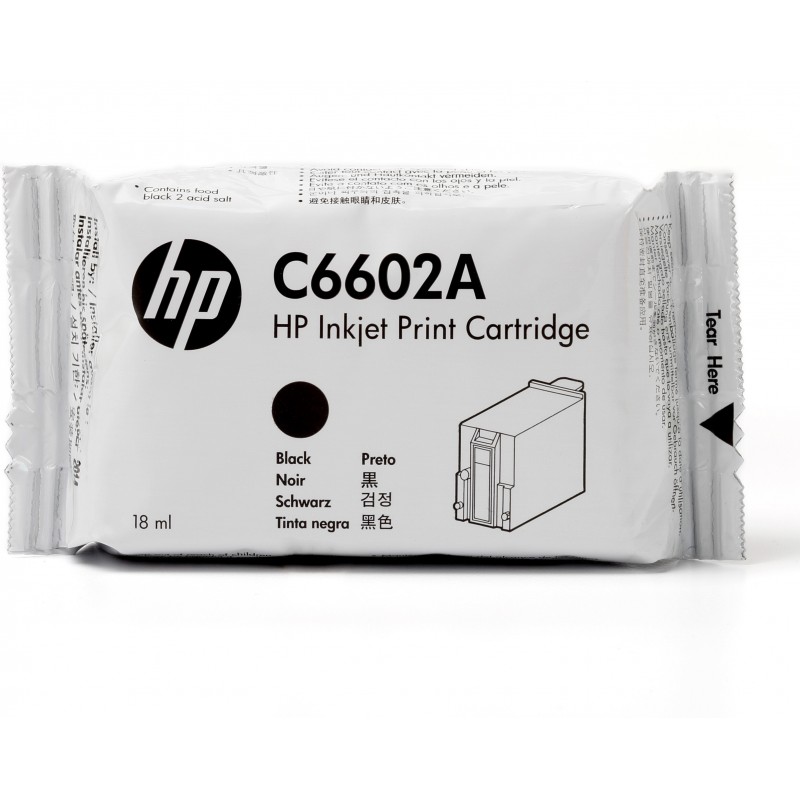 HP C6602A cartucho de tinta Original Negro