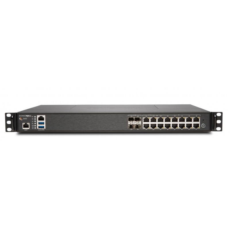 SonicWall NSA 2650 SECURE UPGRADE PLUS 3 cortafuegos (hardware) 01-SSC-1998