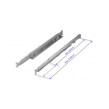 Salicru 698OP000037, Rack rail kit, Aluminio, 60 kg, 2 pieza(s), SLC Advance RT2   SLC Twin RT2, 550