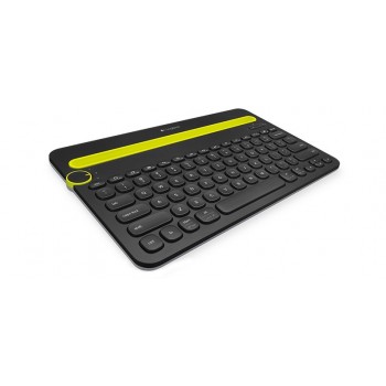 Logitech K480, Mini, Inalámbrico, Bluetooth, QWERTZ, Negro 920-006350