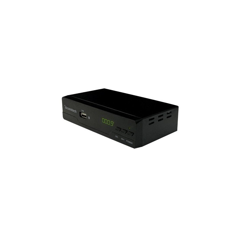 RECEPTOR TDT SOBREMESA SUNSTECH DTB210HD2 - DVB-T2 - AUTOBUSQUEDA CANALES - USB GRABADOR - HDMI - SC DTB210HD2BK