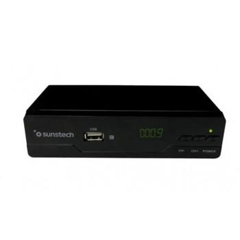 RECEPTOR TDT SOBREMESA SUNSTECH DTB210HD2 - DVB-T2 - AUTOBUSQUEDA CANALES - USB GRABADOR - HDMI - SC DTB210HD2BK